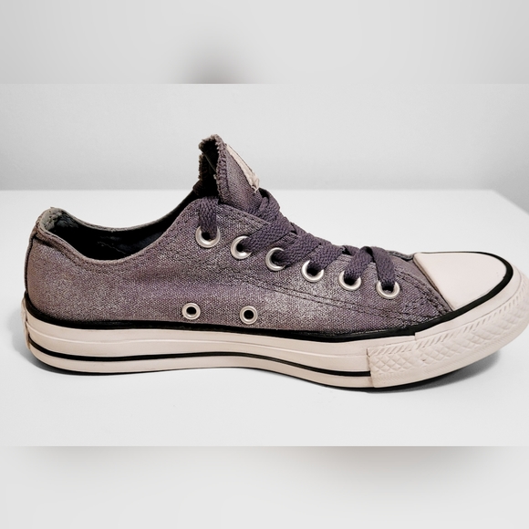Converse All Star Chuck Taylor 545025F Low Top Gray Sneaker Women's Size 7 Shoes - Picture 5 of 9